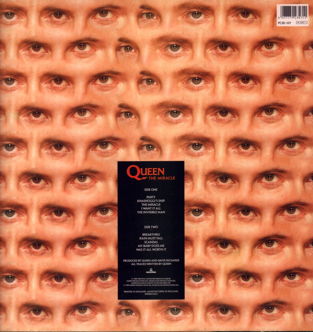 Queen - Miracle - Lp