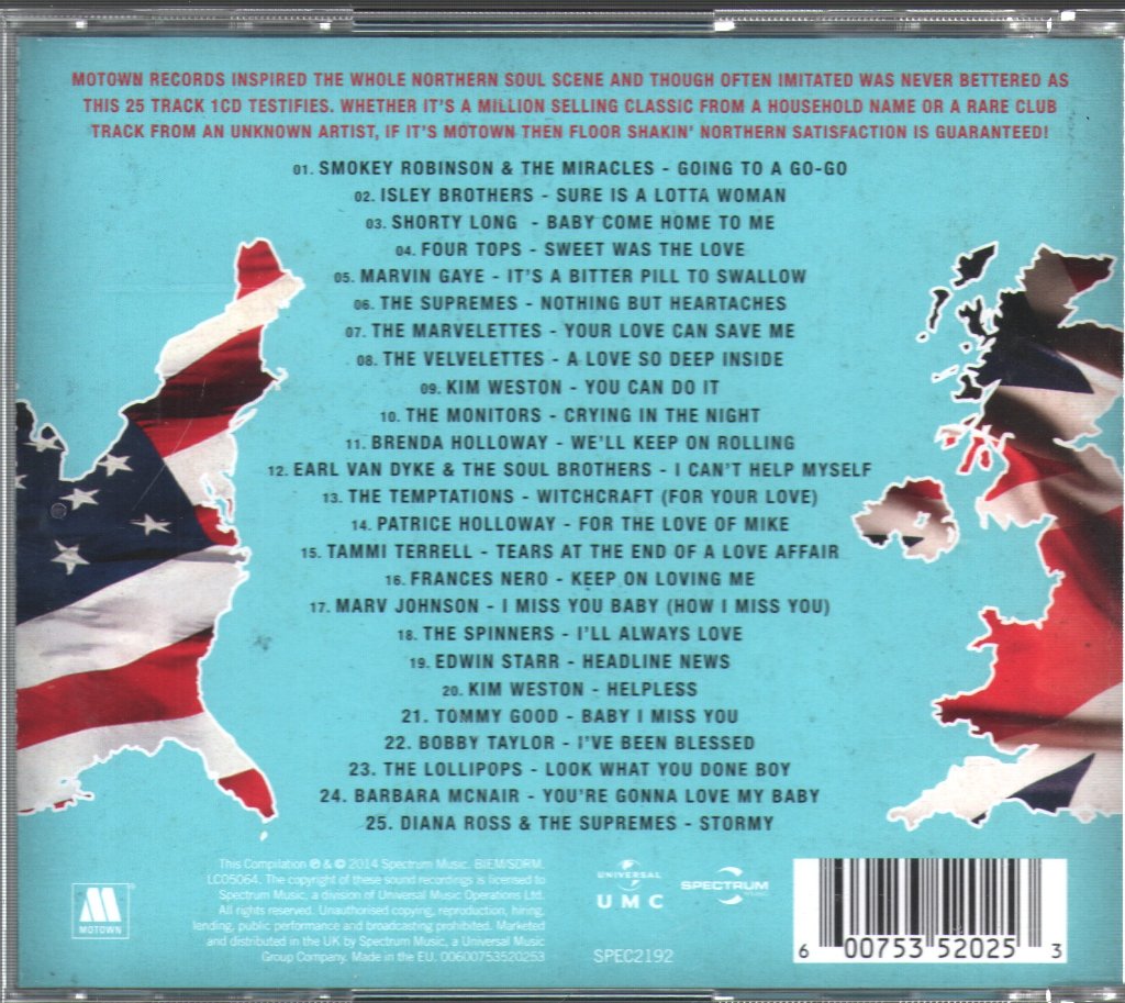 Various Artists - Motown Northern Soul - Cd