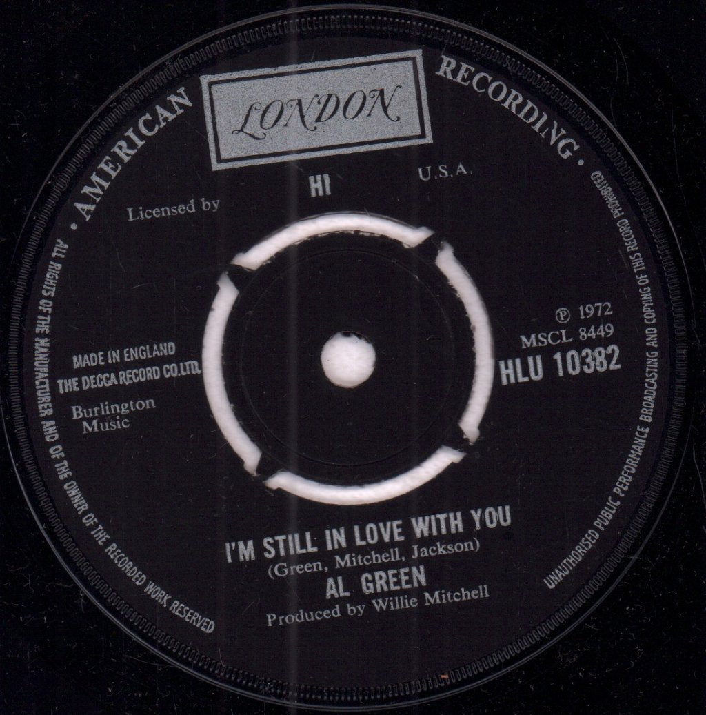 Al Green - I'm Still In Love With You - 7 Inch