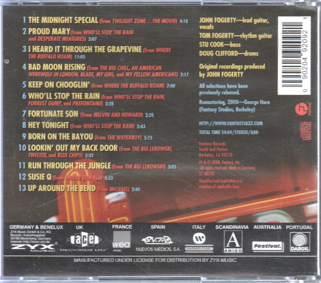 Creedence Clearwater Revival - At The Movies - Cd