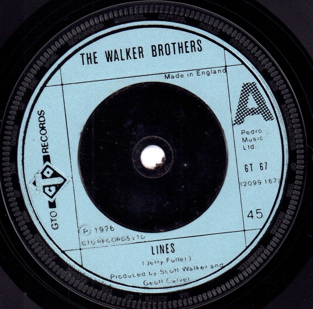 Walker Brothers - Lines - 7 Inch