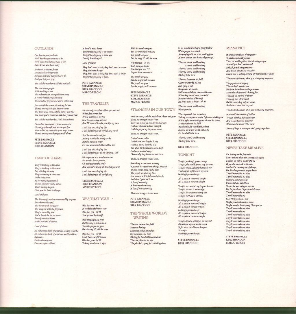 Spear Of Destiny - Outland - Lp