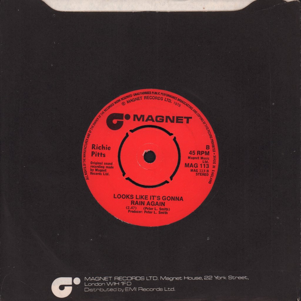 Richie Pitts - Love Is One Step Away - 7 Inch