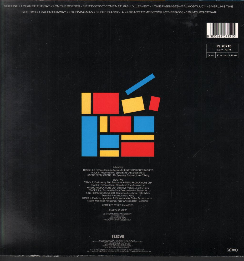 Al Stewart - Best Of - Lp