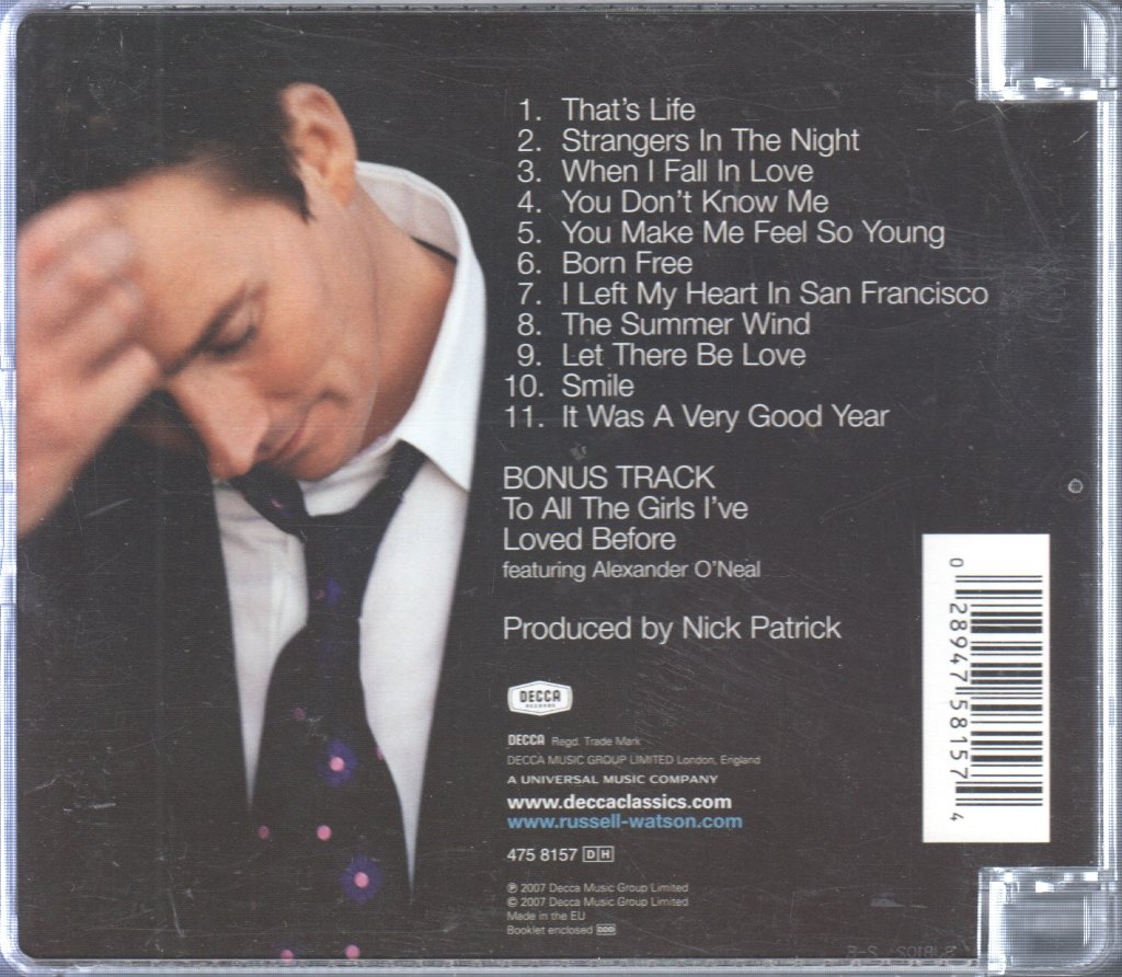 Russell Watson - That's Life - Cd