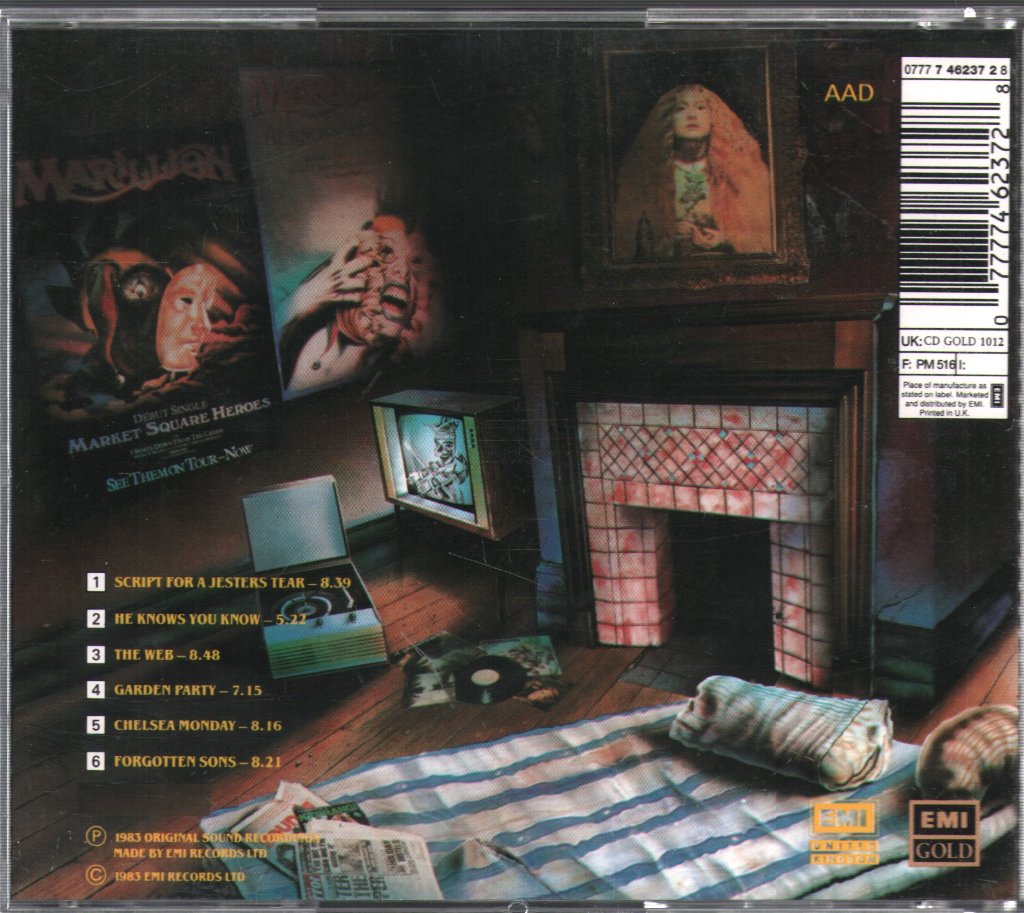 Marillion - Script For A Jester's Tear - Cd