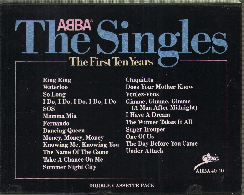 ABBA - Singles - The First Ten Years - Cassette