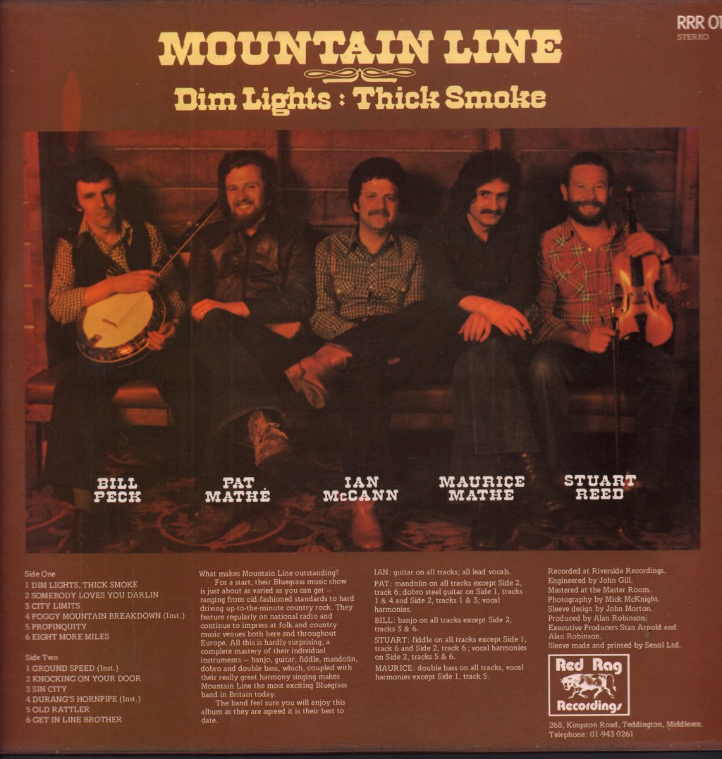 Mountain Line - Dim Lights Thick Smoke - Lp