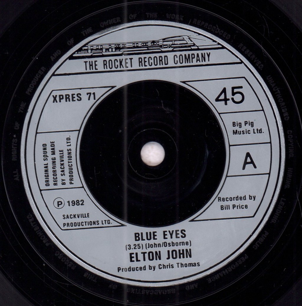 Elton John - Blue Eyes - 7 Inch