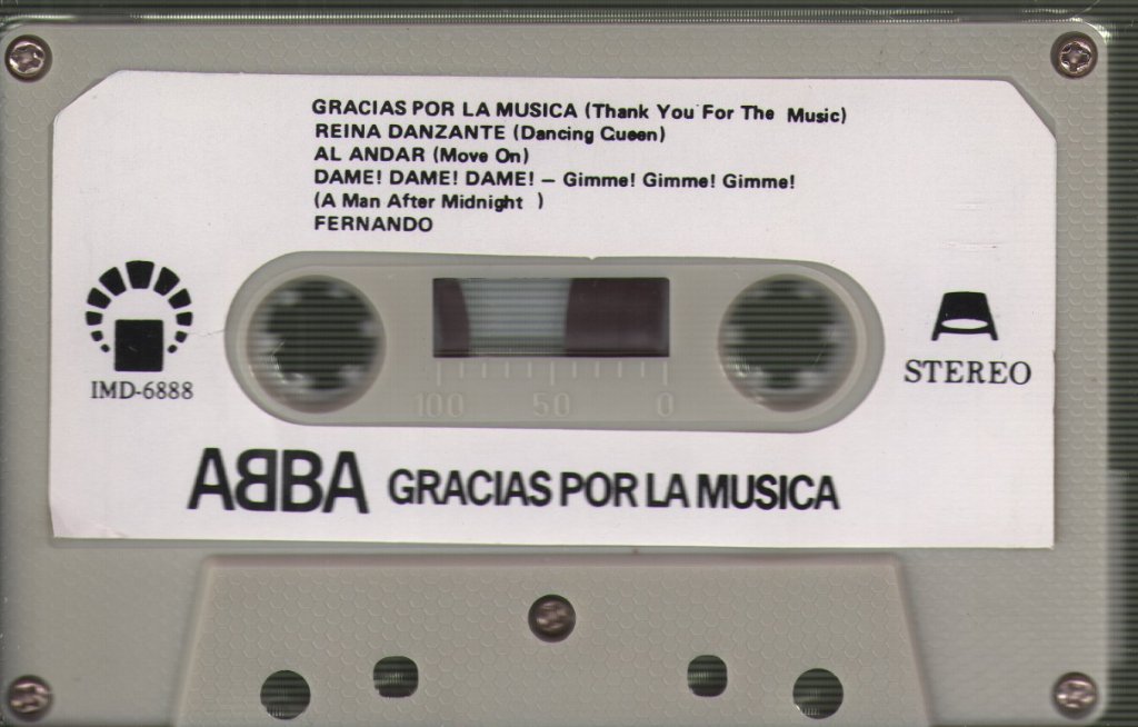 ABBA - Gracias Por La Musica - Cassette