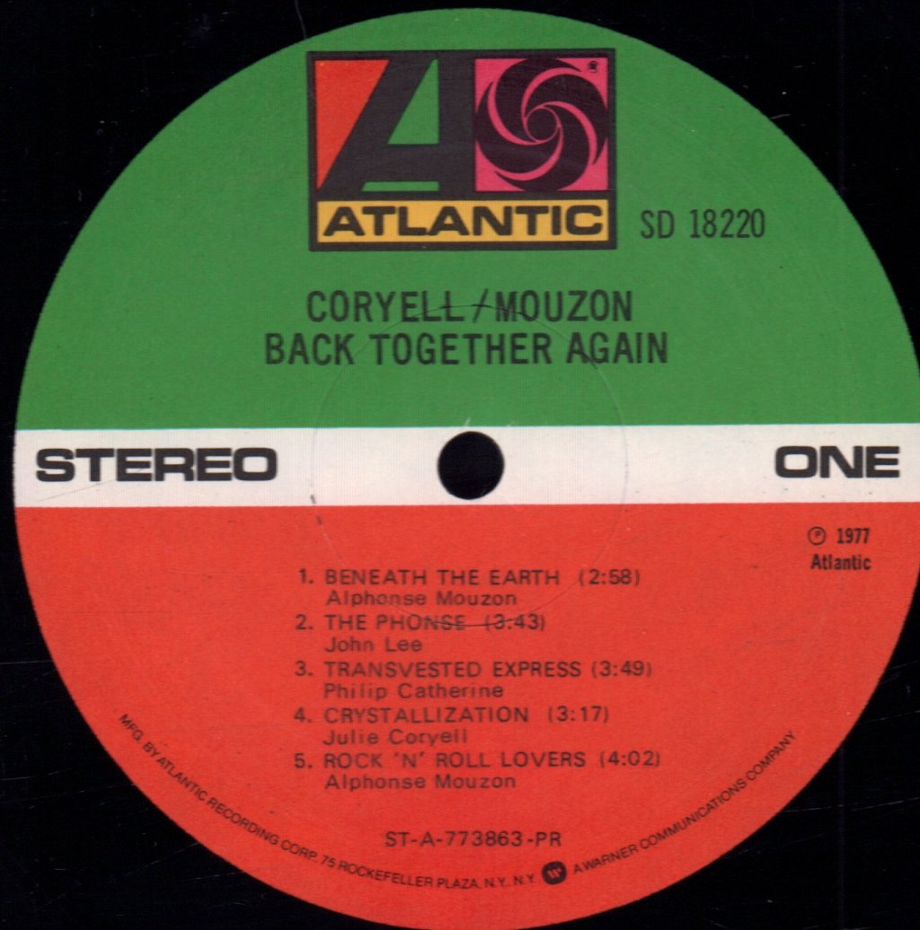 Alphonse Mouzon - Back Together Again - Lp