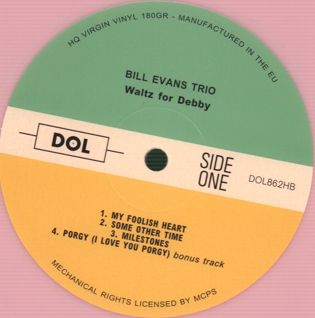 Bill Evans Trio - Waltz for Debby - Lp