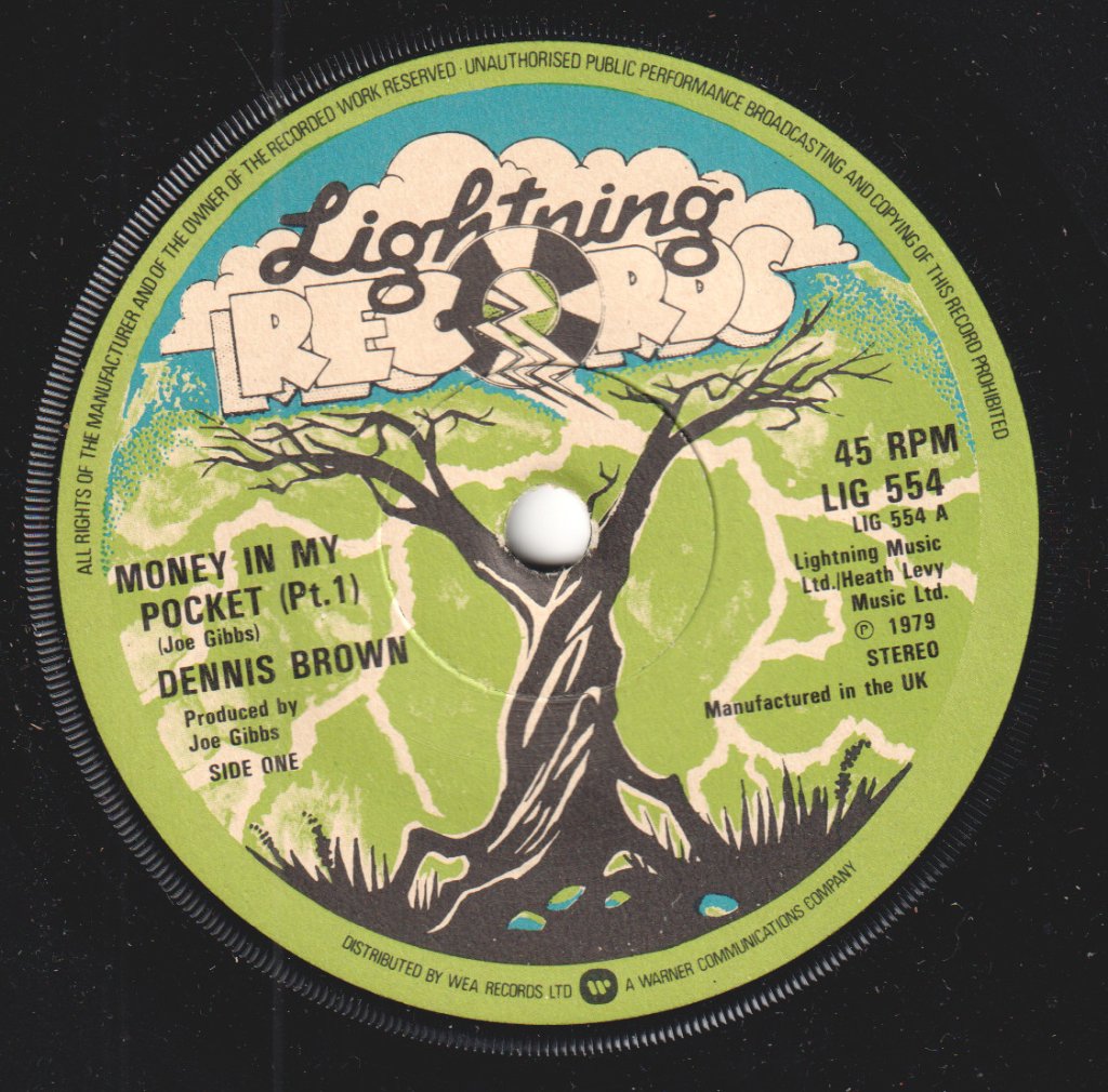 Dennis Brown - Money In My Pocket - 7 Inch
