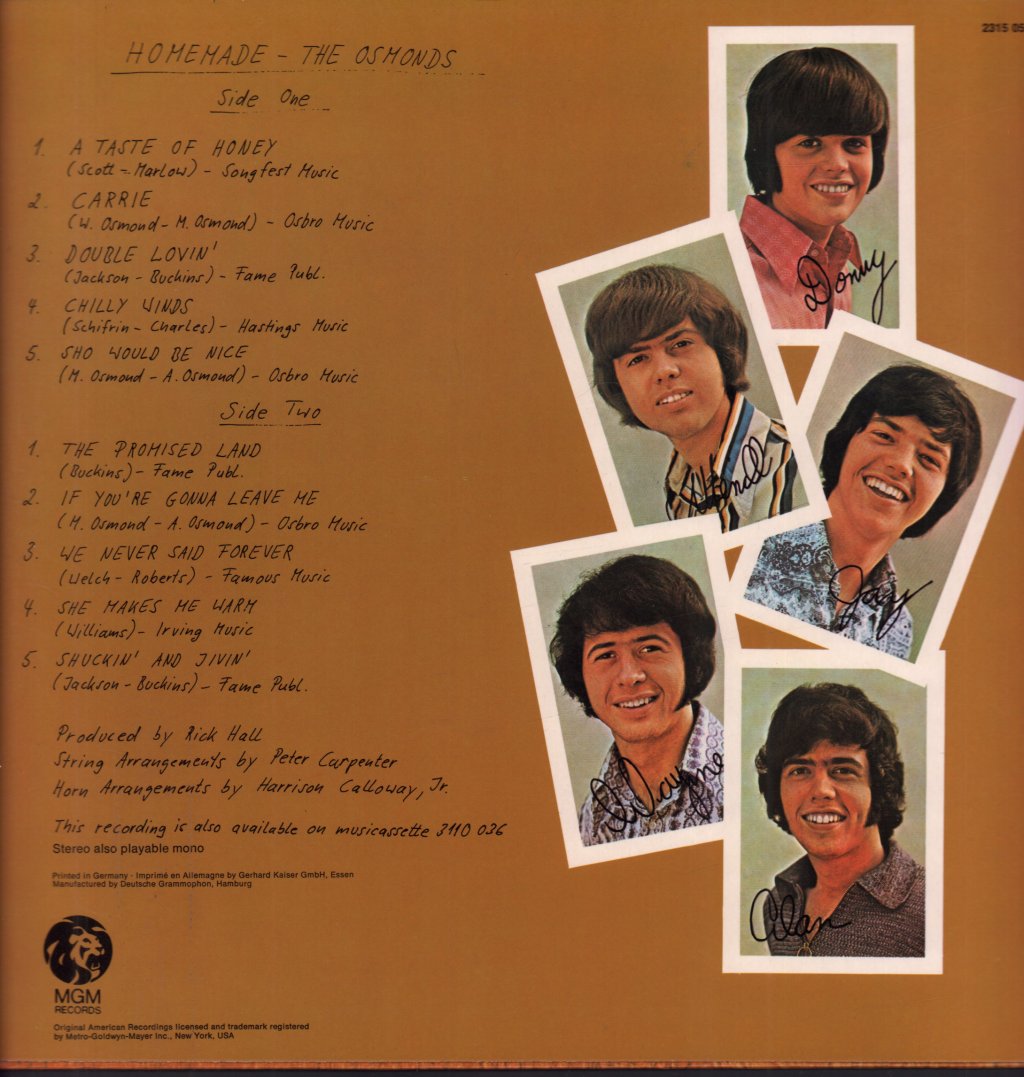Osmonds - Homemade - Lp