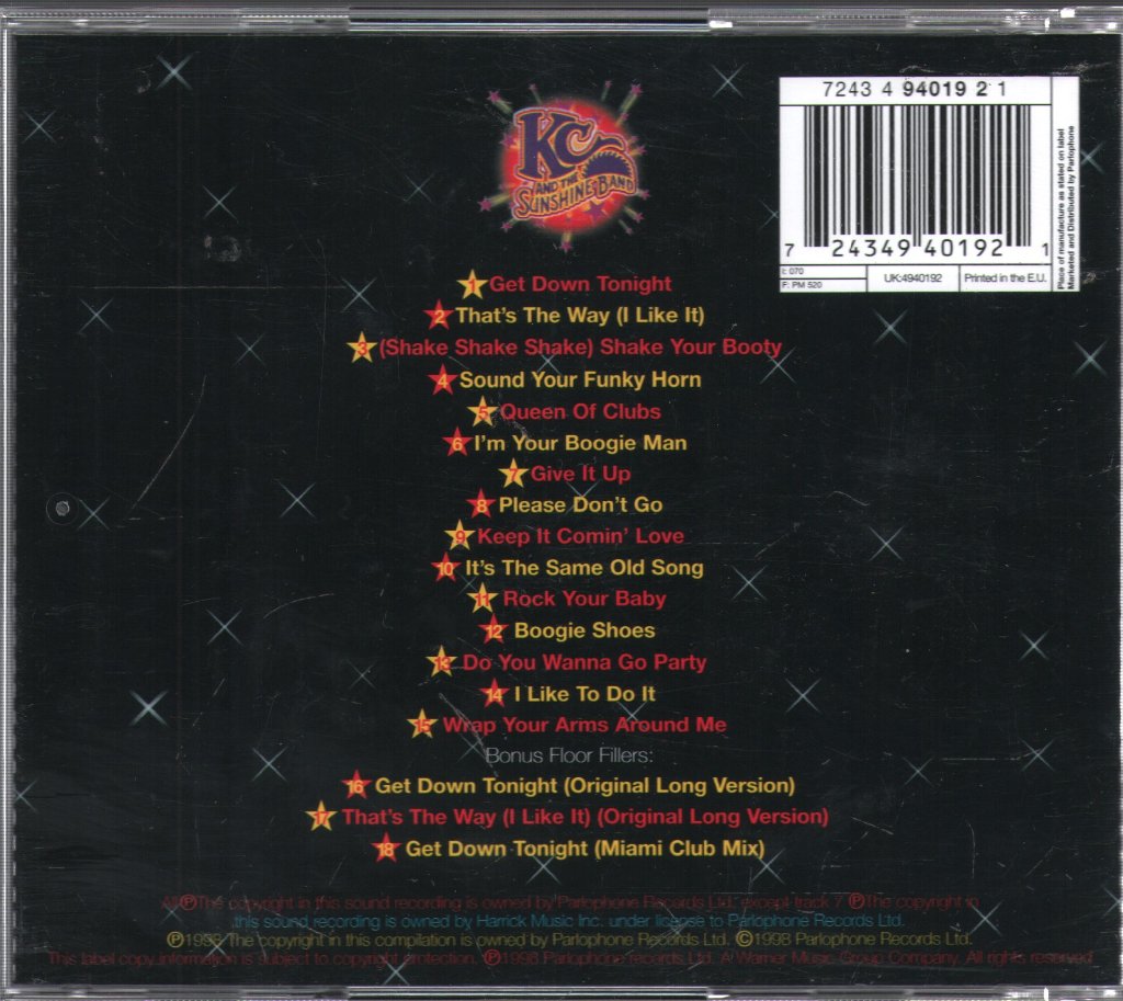 KC & The Sunshine Band - Very Best Of... - Cd