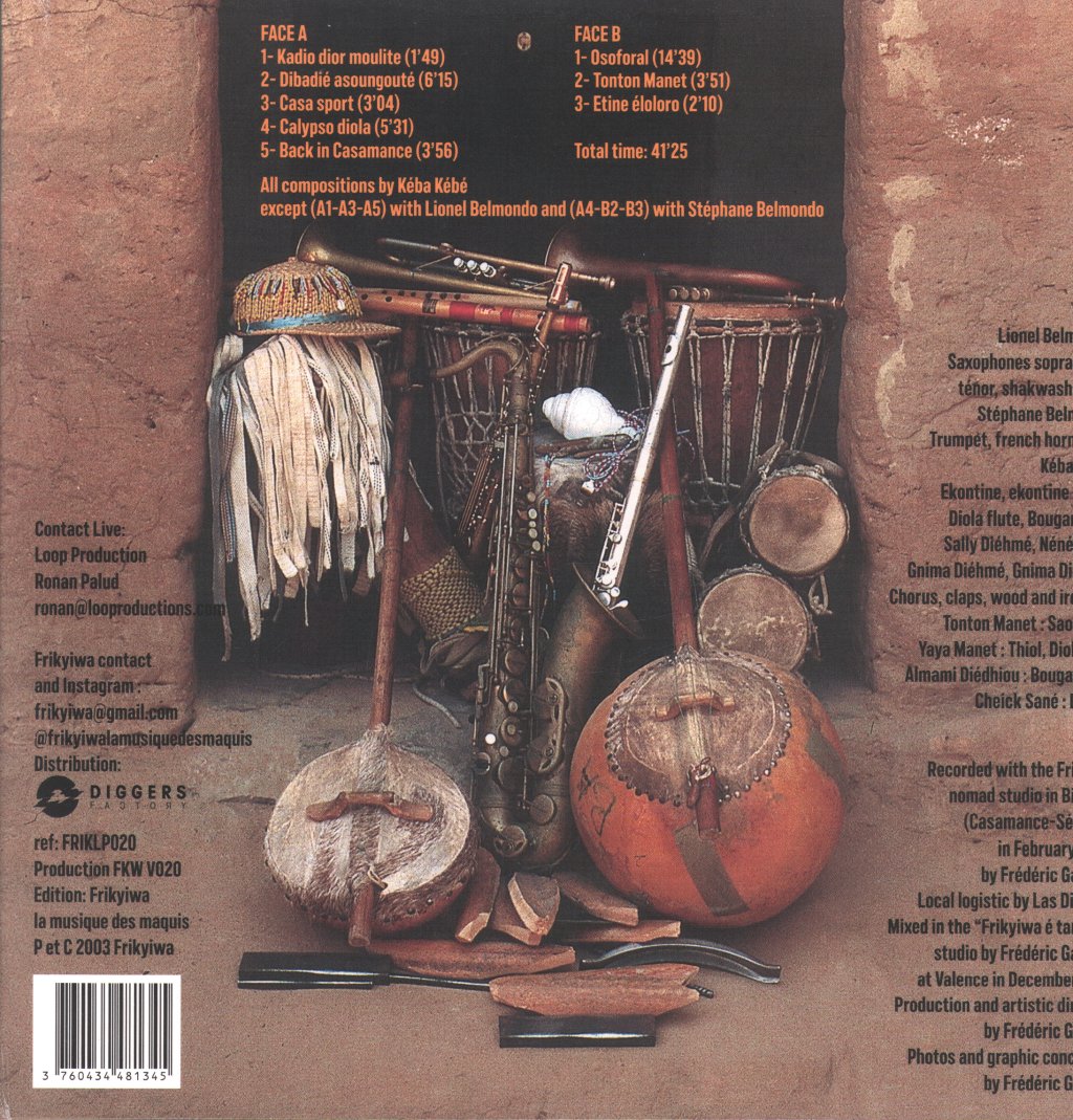 Lionel Et Stephane Belmondo Feat. Keba Kebe Diolas Orchestra - Calypso Diola - Lp