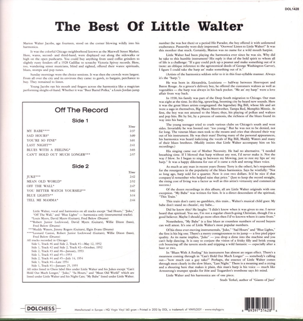 Little Walter - Best Of Little Walter - Lp
