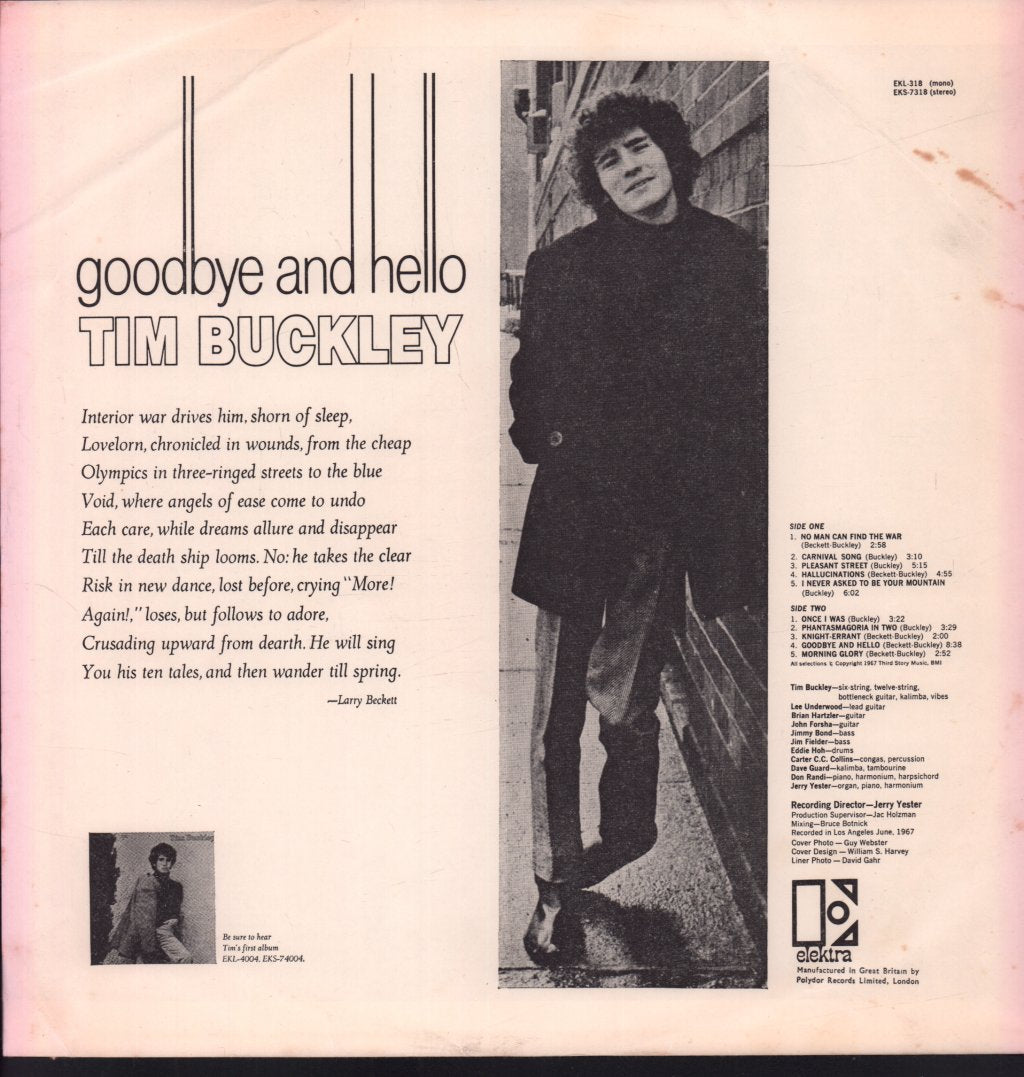 Tim Buckley - Goodbye And Hello - Lp