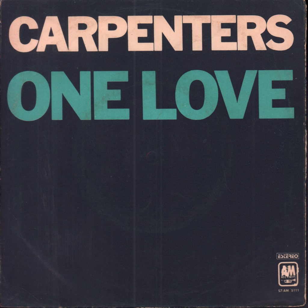 Carpenters - I Won't Last A Day Without You - 7 Inch