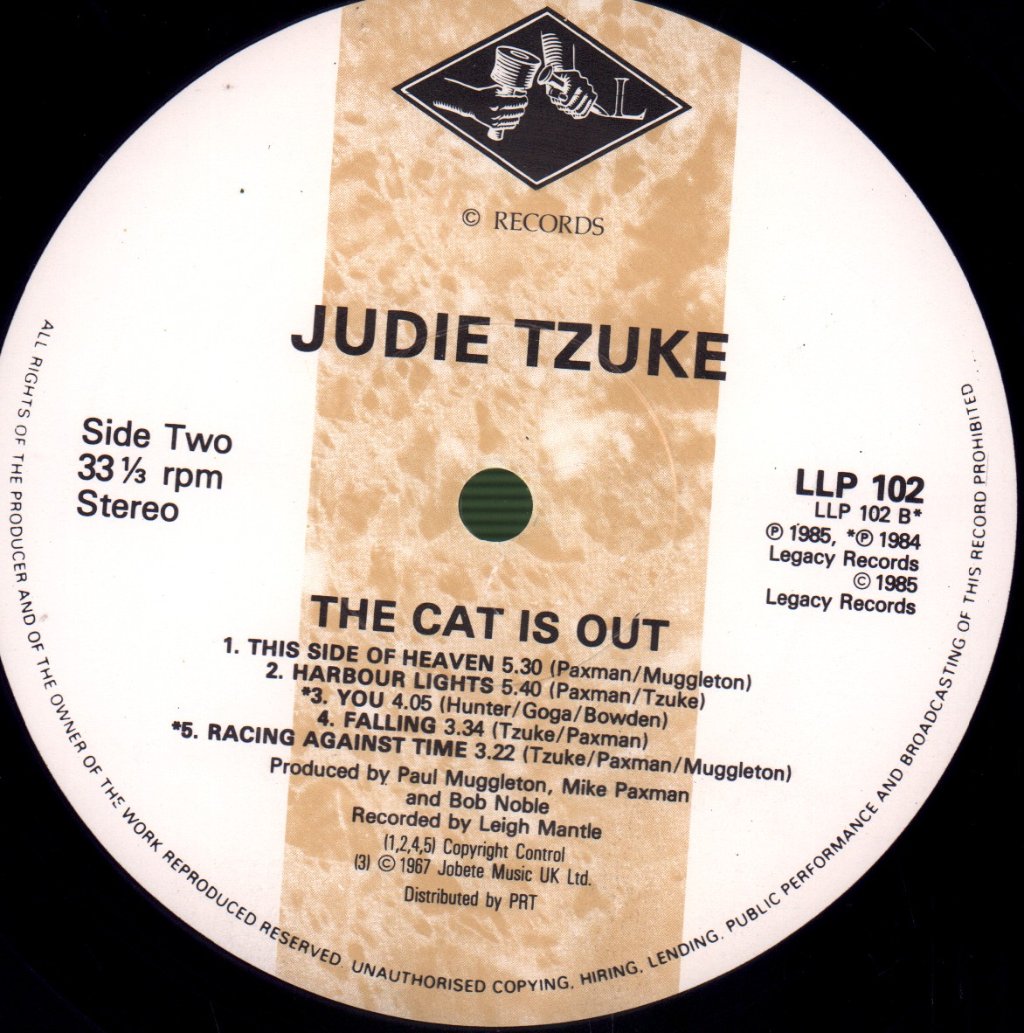 Judie Tzuke - Cat Is Out - Lp