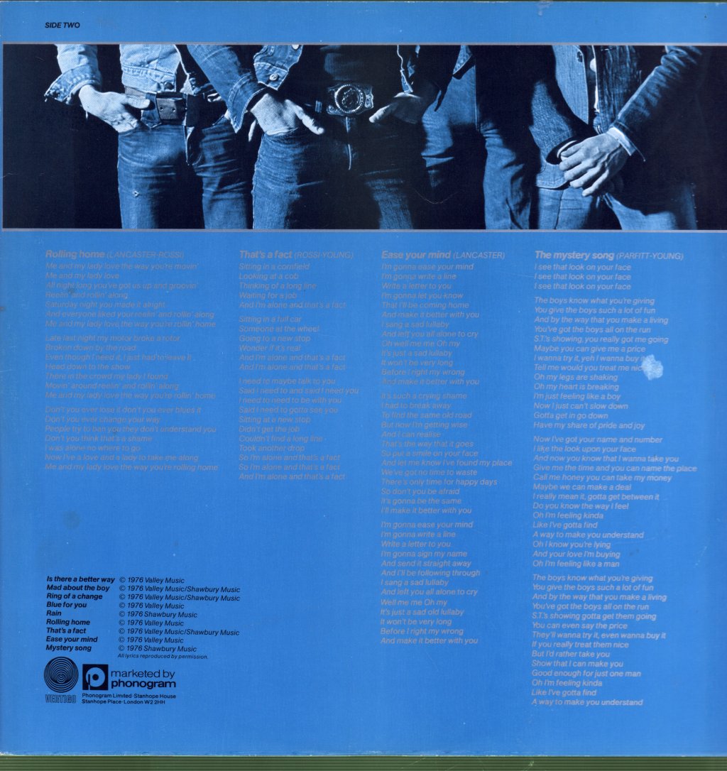 Status Quo - Blue For You - Lp