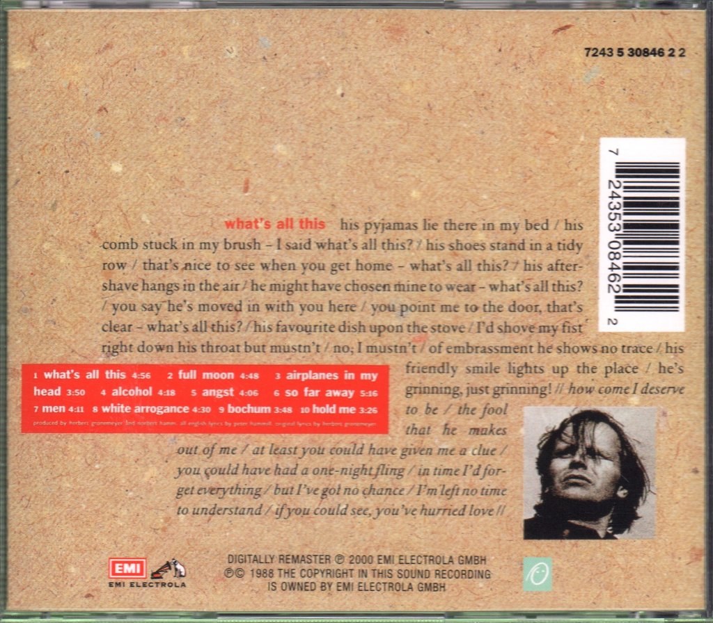 Herbert Gronemeyer - What's All This - Cd