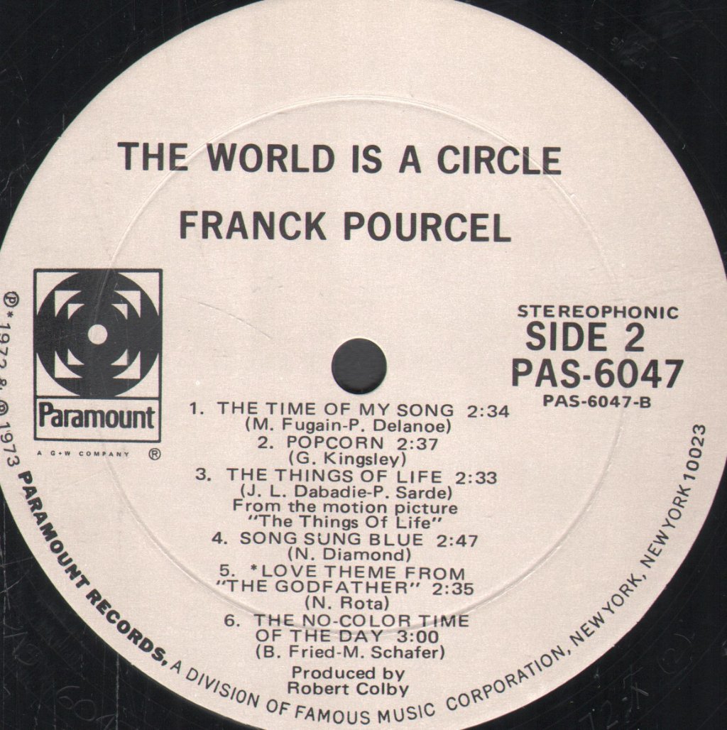 Franck Pourcel - World Is A Circle - Lp