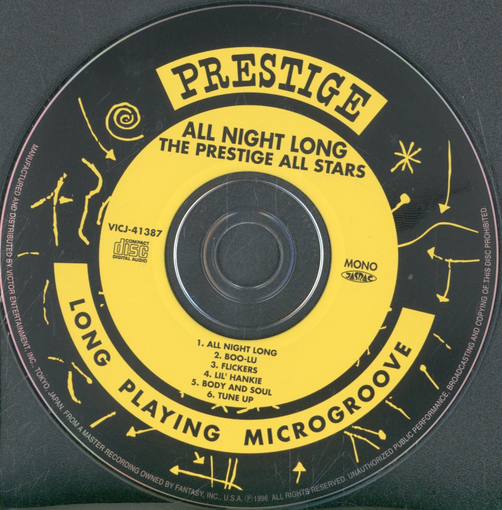 Prestige All Stars - All Night Long - Cd