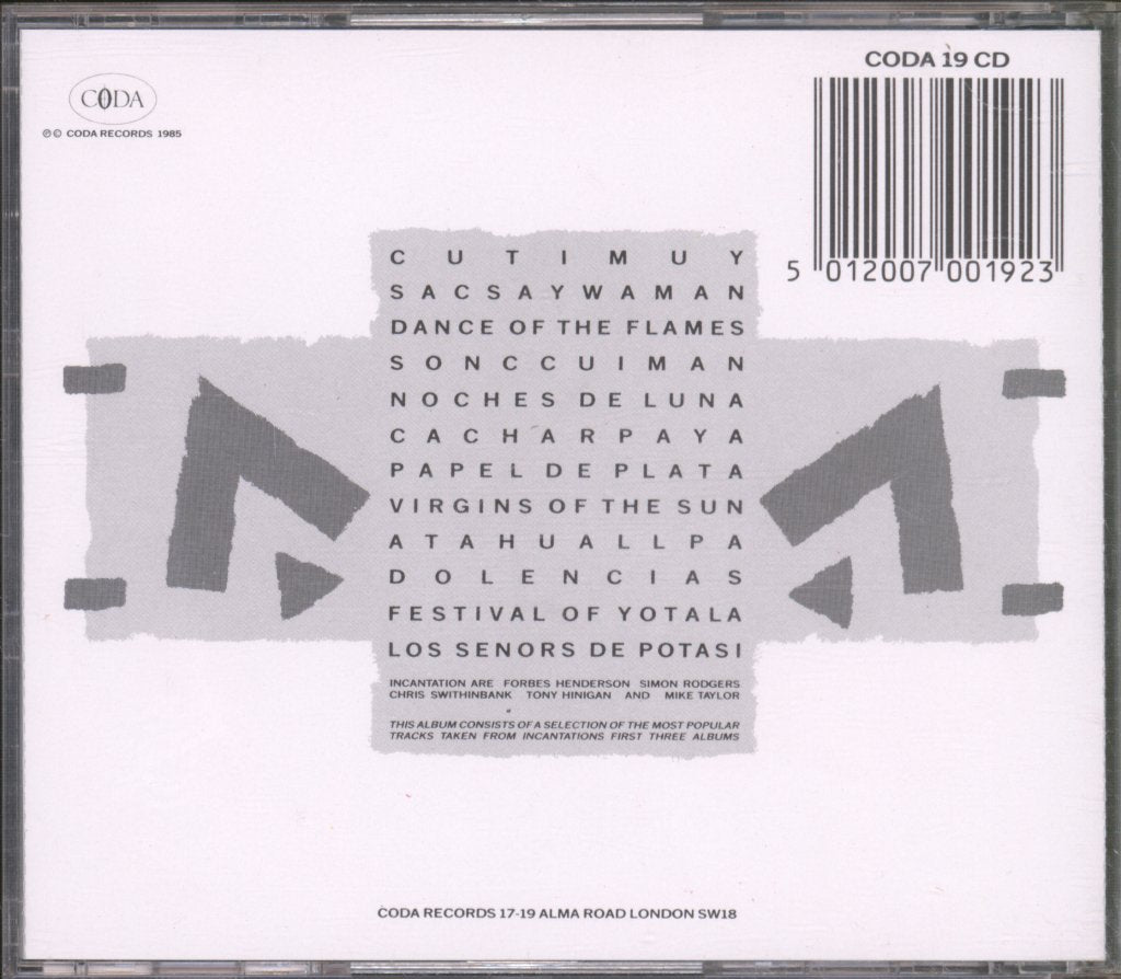 Incantation - Music Of The Andes - Cd