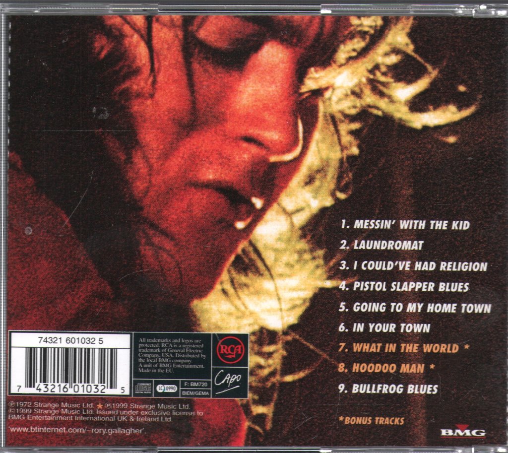 Rory Gallagher - Live In Europe - Cd