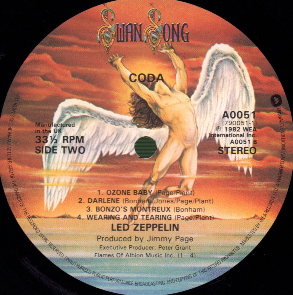 Led Zeppelin - Coda - Lp