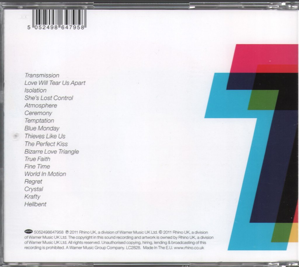 Joy Division And New Order - Total (From Joy Division To New Order) - Cd