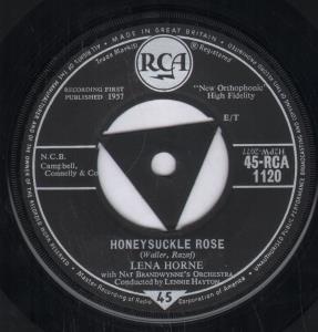 Lena Horne - Honeysuckle Rose - 7 Inch