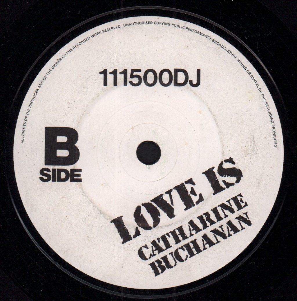 Catharine Buchanan - Love Is - 7 Inch