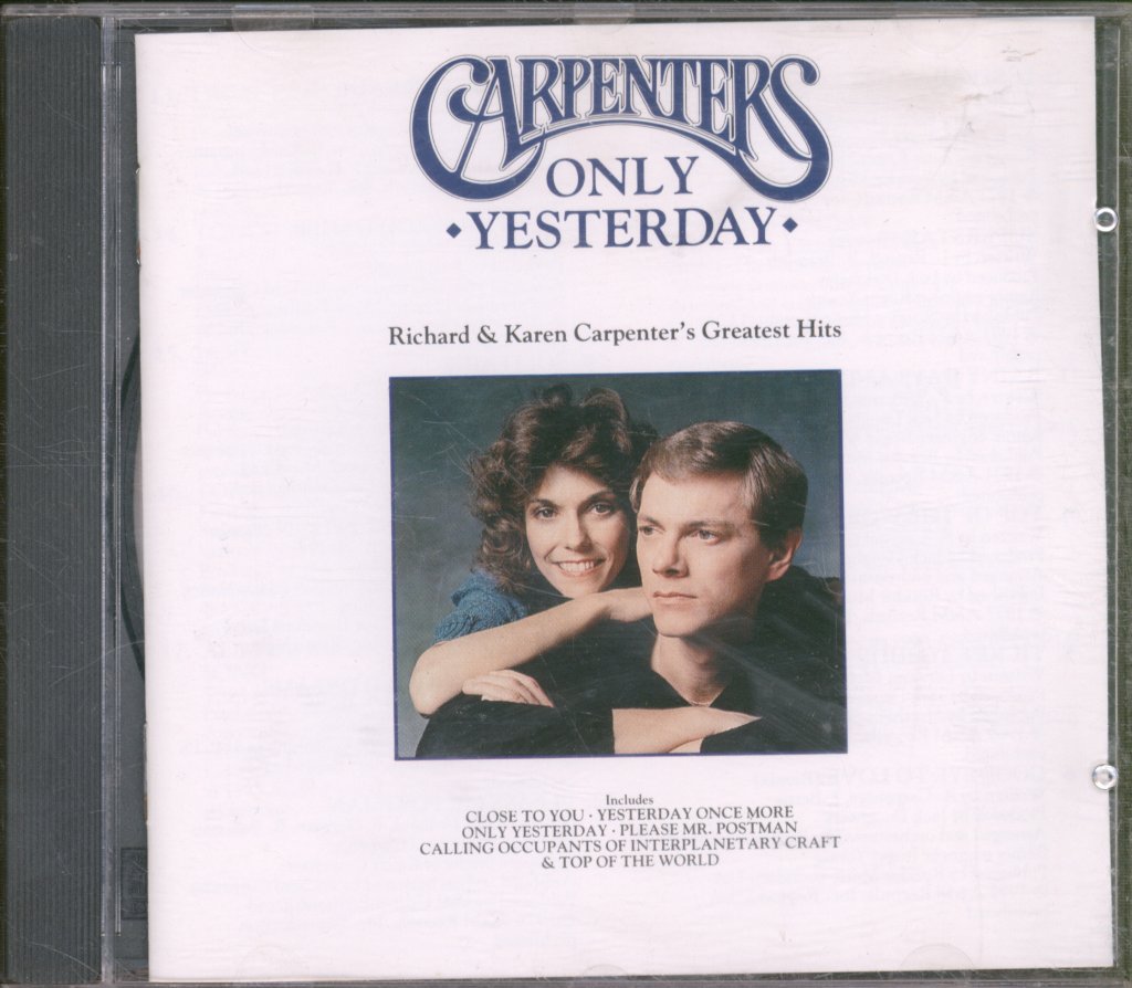 Carpenters - Only Yesterday - Richard & Karen Carpenter's Greatest Hits - Cd