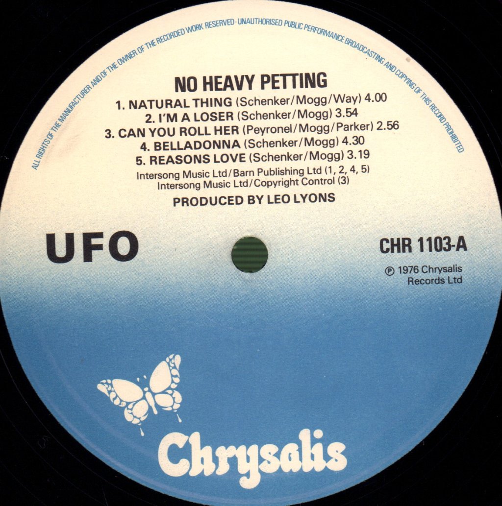 UFO - No Heavy Petting - Lp