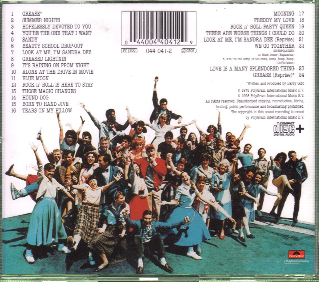 Various Artists - Grease (Original Soundtrack From The Motion Picture) - Cd