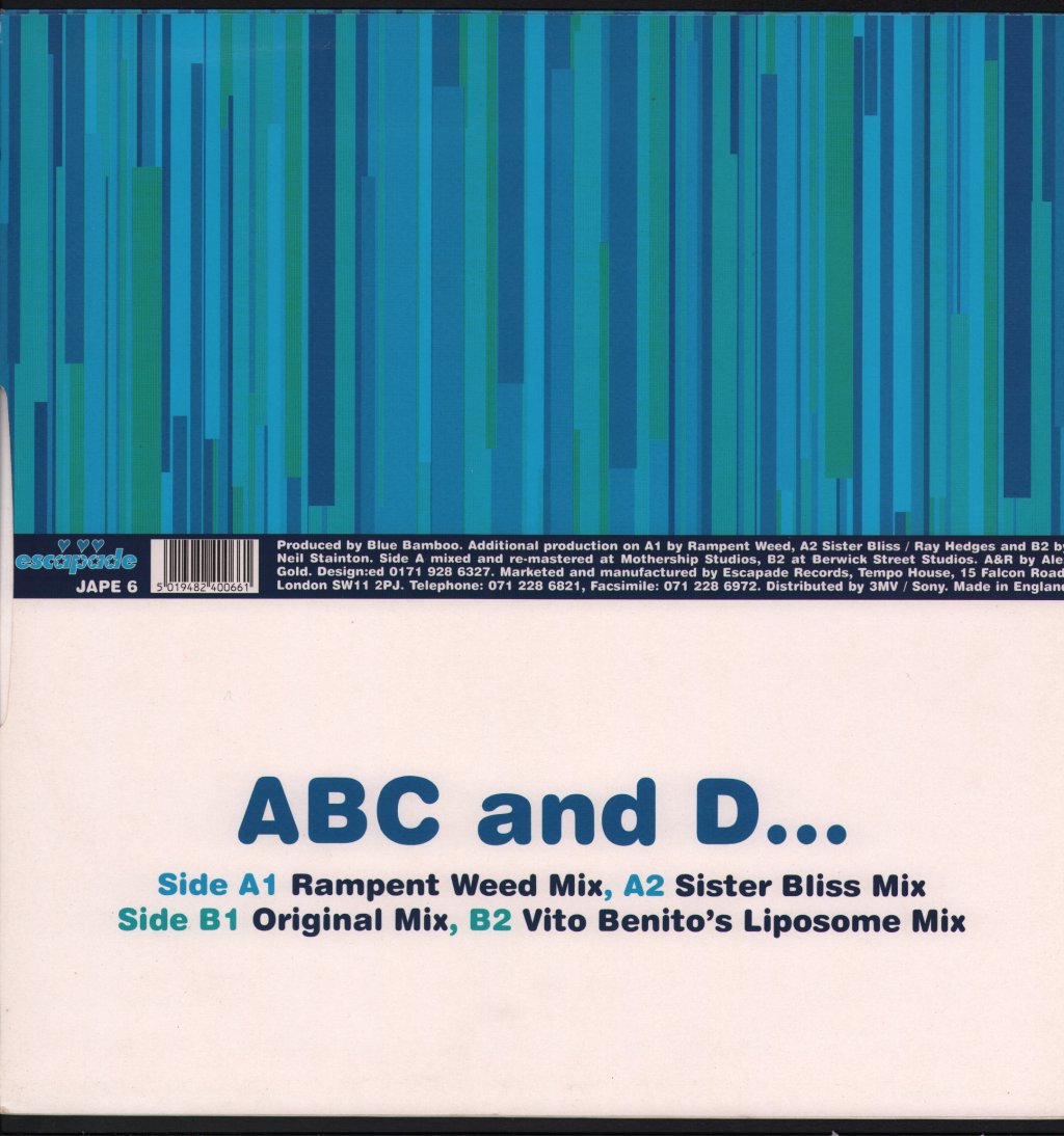 Blue Bamboo - A B And C - 12 Inch