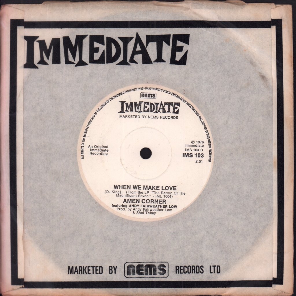 Amen Corner - Half As Nice - 7 Inch
