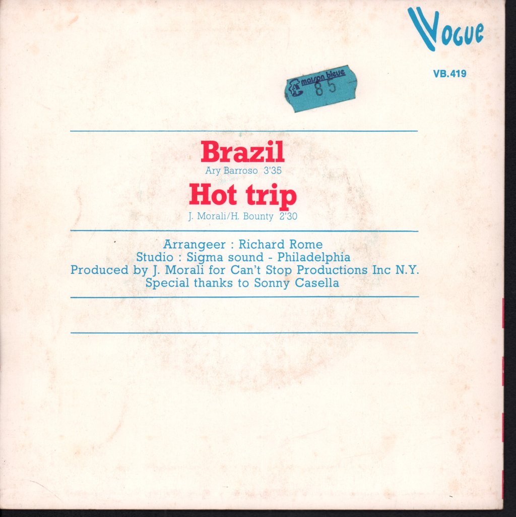 Ritchie Family - Brazil - 7 Inch