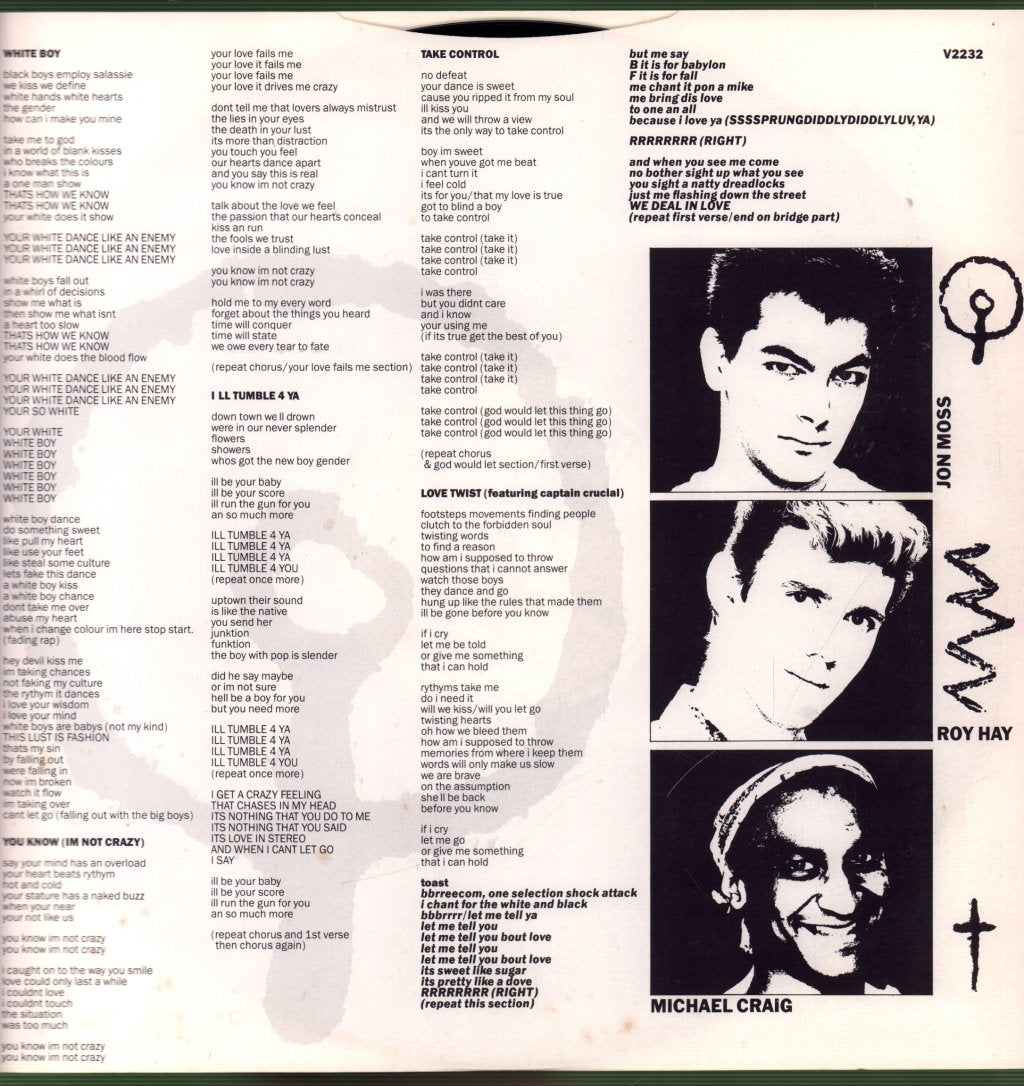 Culture Club - Kissing To Be Clever - Lp