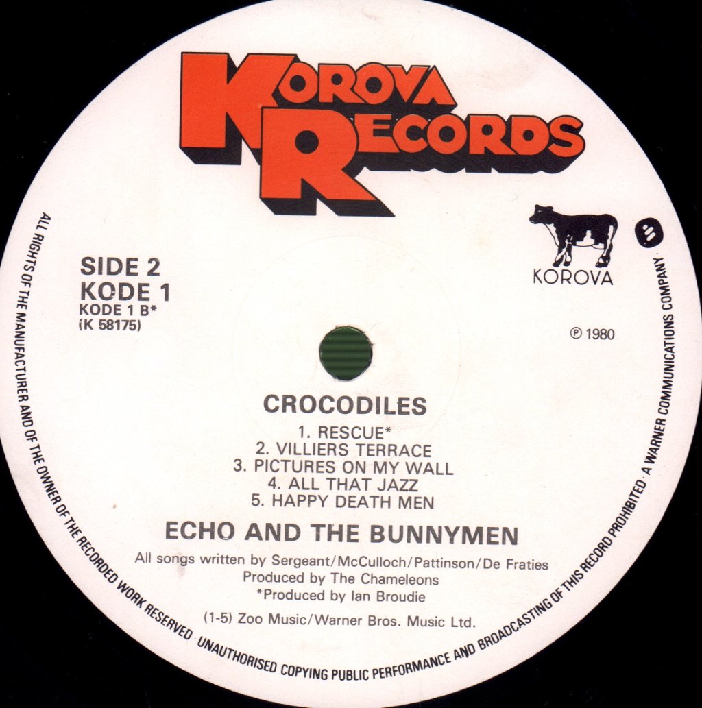 Echo And The Bunnymen - Crocodiles - Lp