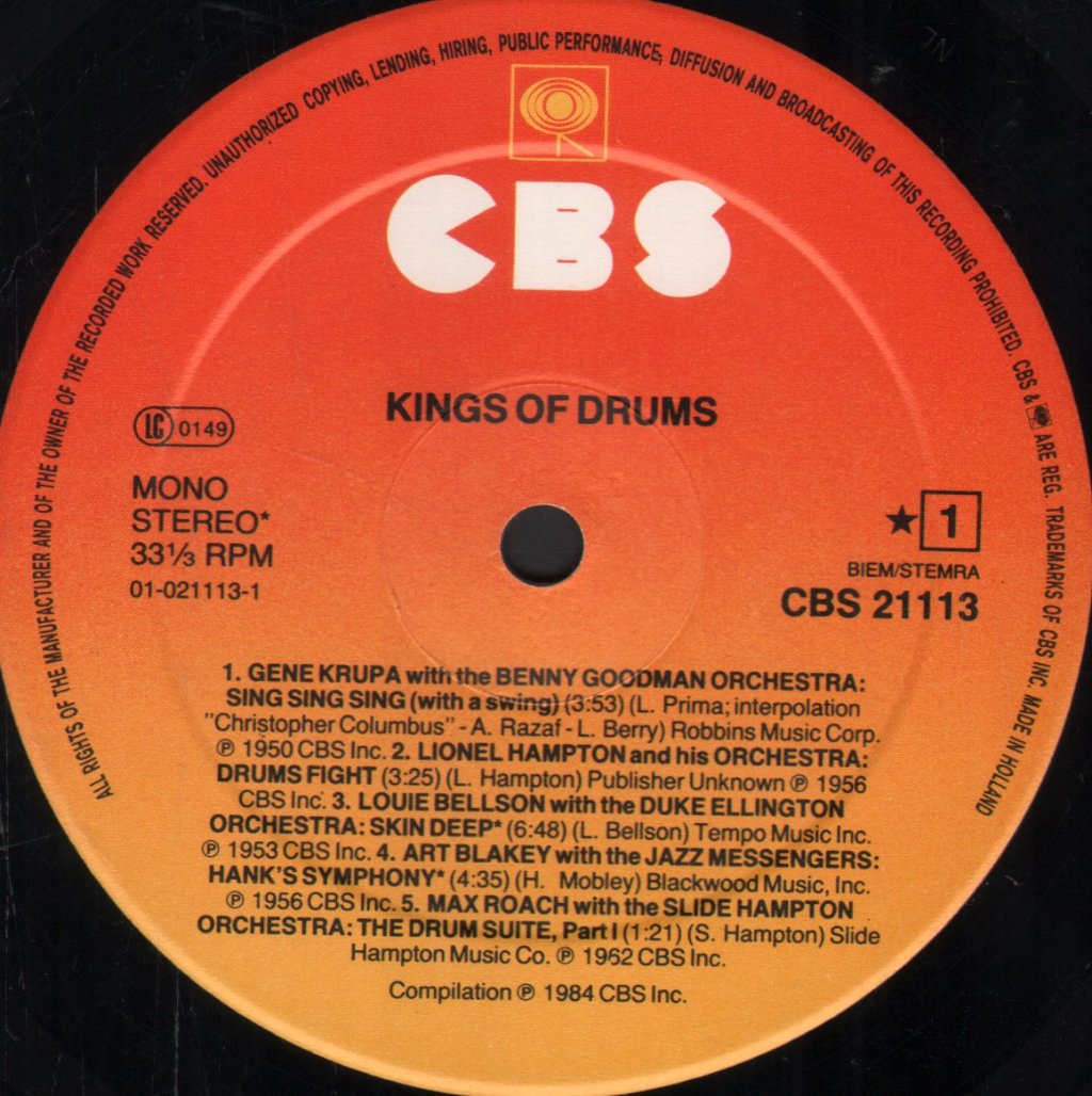Various Artists - Kings Of Drums - Lp
