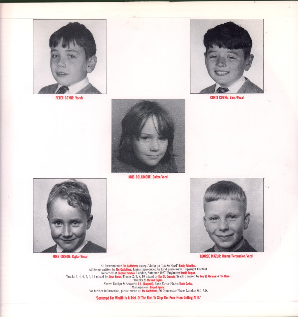Godfathers - Birth, School, Work, Death - Lp