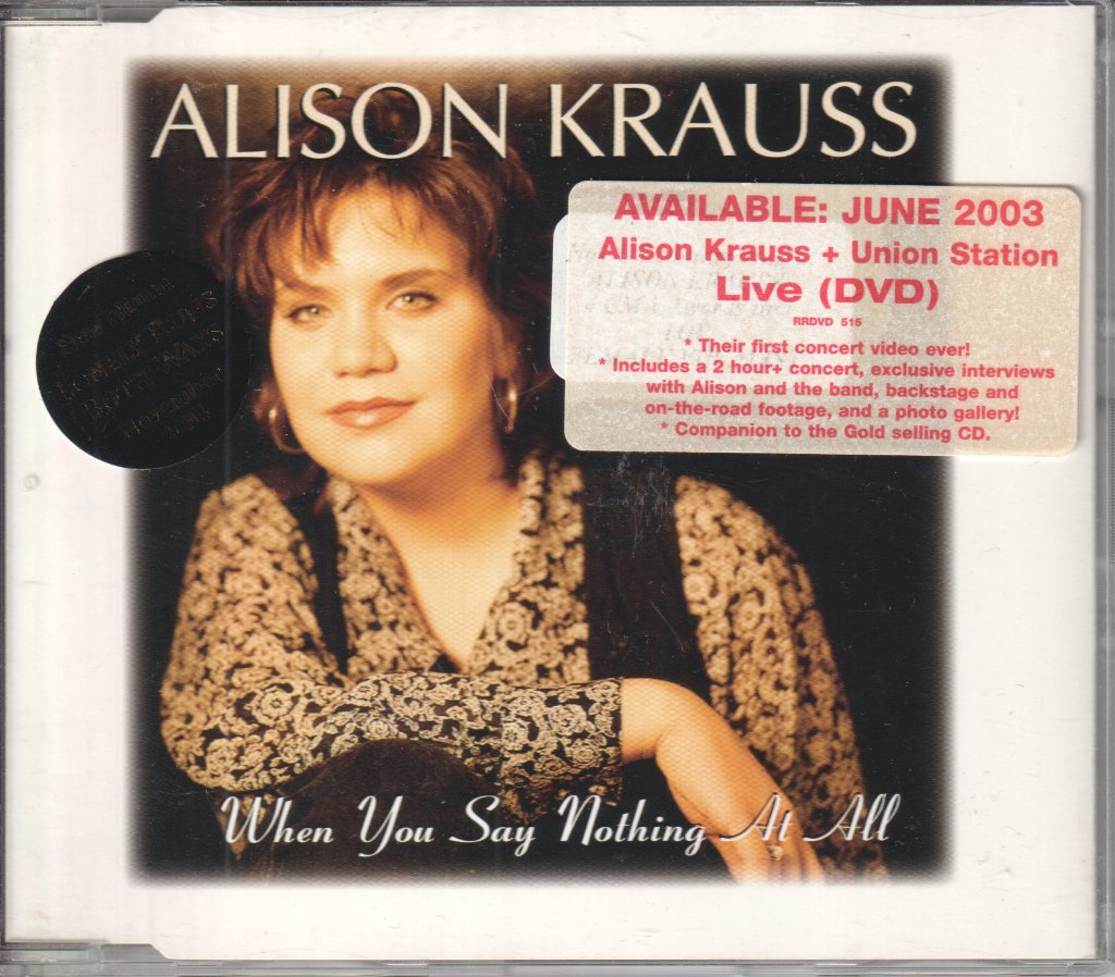 Alison Krauss - When You Say Nothing At All - Cd