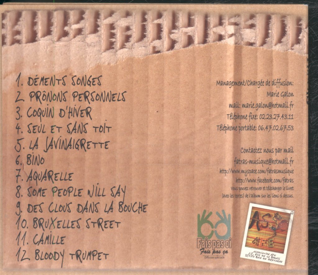 Fatras - Vie De Grenier - Cd