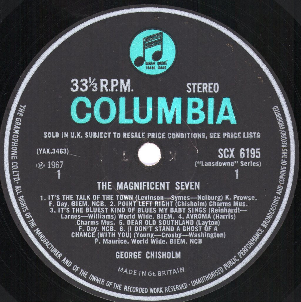 George Chisholm - Magnificent 7 - Lp