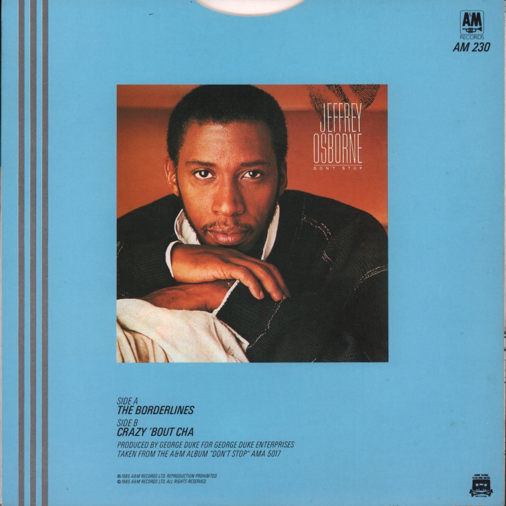 Jeffrey Osborne - Borderlines - 7 Inch