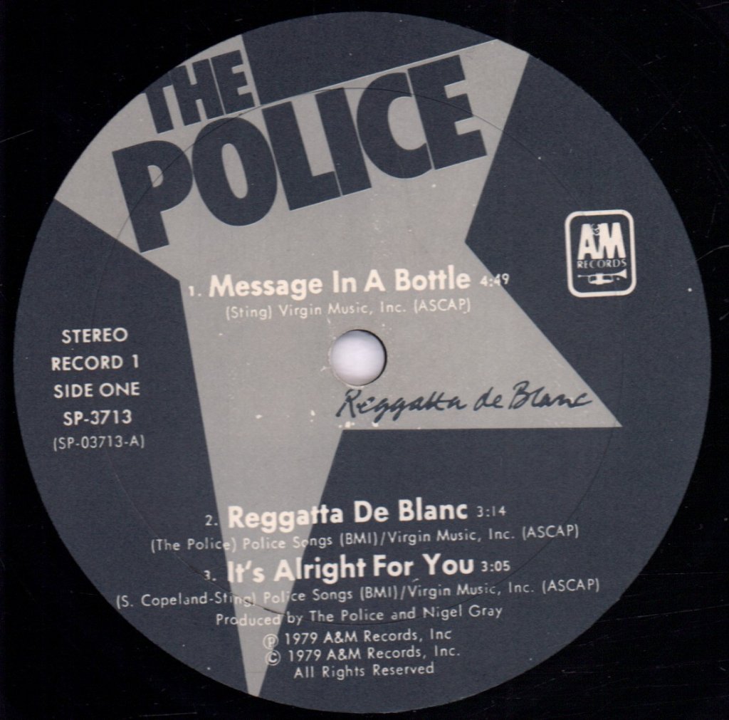 Police - Reggatta De Blanc - 10 Inch