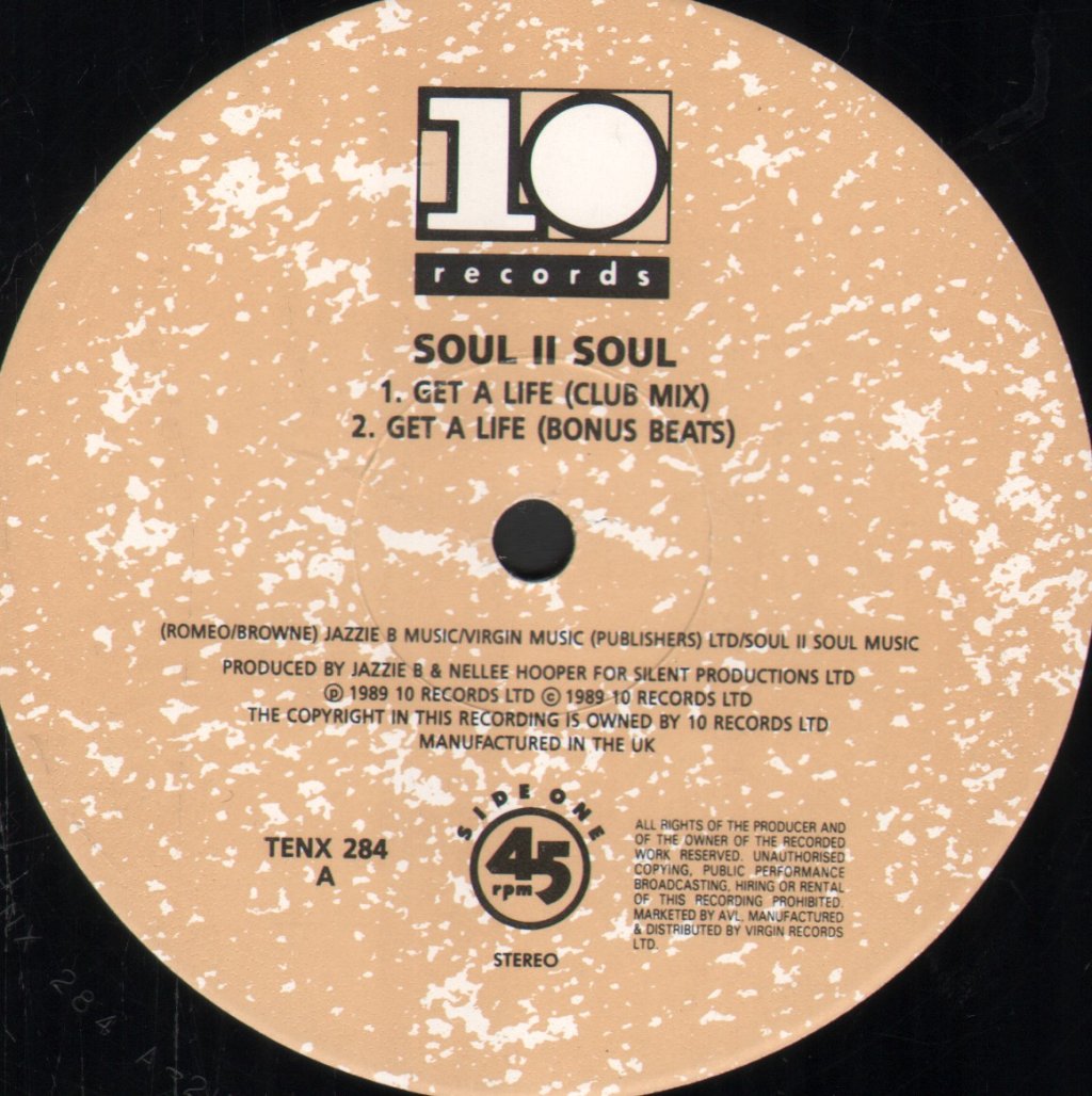 Soul II Soul - Get A Life - 12 Inch
